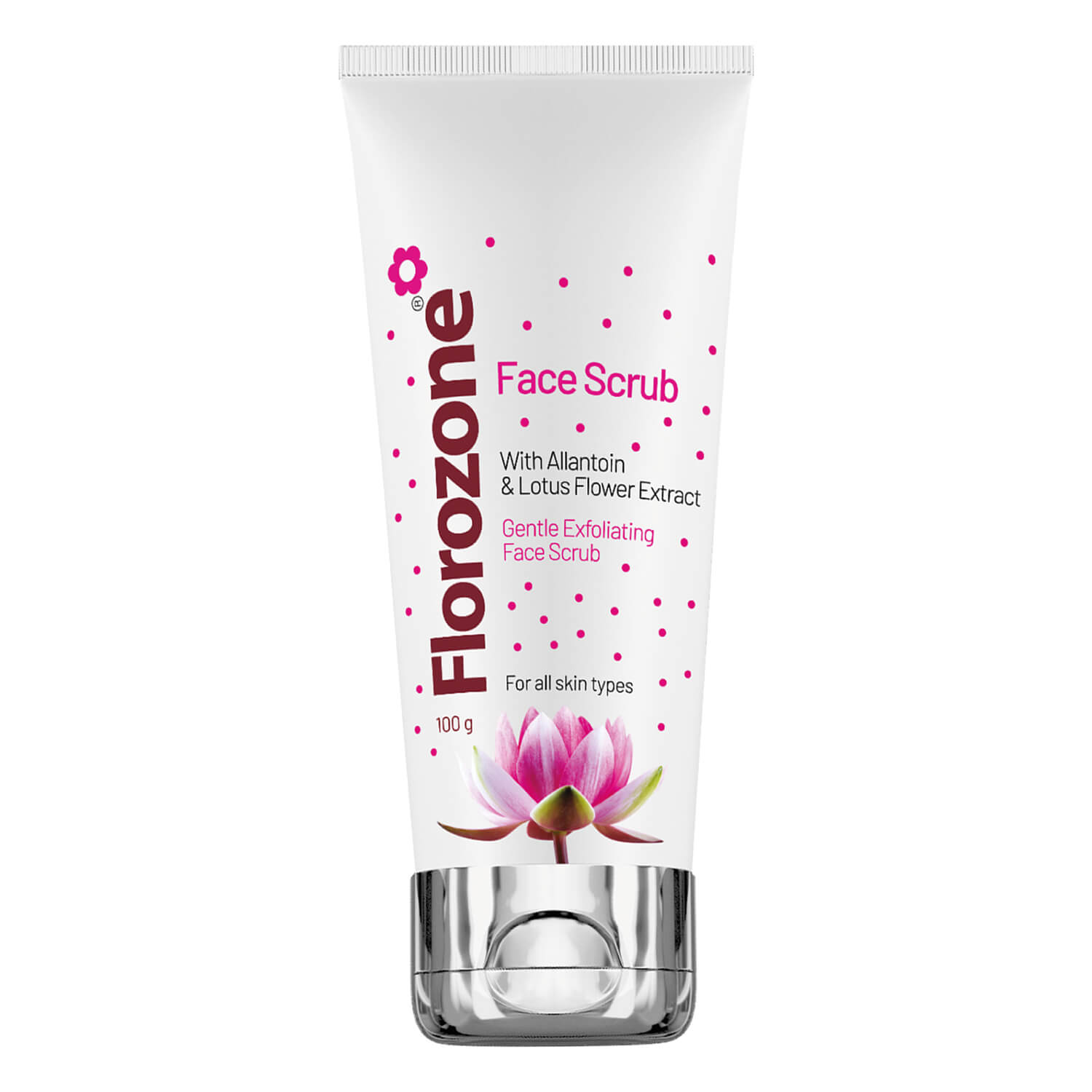 Florozone Face Scrub with Lotus Flower extract & Allantoin